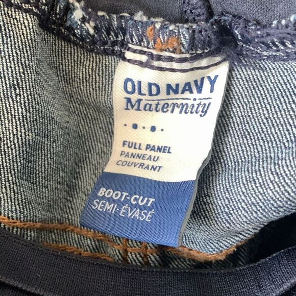Pre Owned Women’s Old Navy Maternity Full Panel Boot Cut Jeans Sz 4 Classic - Picture 12 of 12